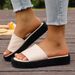 Summer New Women's Platform Sandals Plus Size European American Strappy Beach Style_vogvips.com