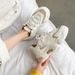 Dad Women Spring And Autumn New Korean Edition Student Fashion Leisure Sports Running Versatile Trendy White Shoes_vogvips.com
