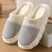 Unisex Fuzzy Lined Slippers Closed Toe Design Durable Construction For Indoor Home Use And Bedroom Activities_vogvips.com