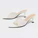 Cross-border Supply Lace Embroidered Summer High-heeled Sandals, Pointed Toe Kitten Heel Low-heeled For Night Parties_vogvips.com