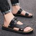 Sandals Outdoor Open Toed Casual Slippers, Soft Soled Non Slip Beach Shoes, Trendy Men's Sandals, Breathable And Durable_vogvips.com