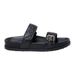 Women's Flat Sandals With Metal Buckle (Chunky Sole, Comfortable Beach Slides - Fashionable & Versatile Summer Shoes)_vogvips.com