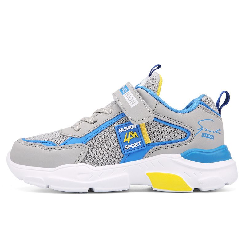 Running Mesh Fabric Shoes Mesh Top Boys Shoes Children's Shoes Autumn Warm Sports Shoes For Children_vogvips.com