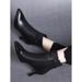 Jinbukang PLOVER High-heeled Shoes, Stylish New Spring And Autumn Short Boots, Pointed Toe, Thin Heel, Winter Plush_vogvips.com