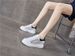 Height Increasing Summer New White Sneakers Thin Breathable Hollow Out Genuine Leather Versatile Women's Shoes_vogvips.com