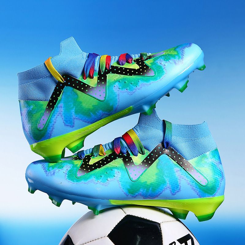 New Football For Boys Girls, High Top Competition Sports With Broken Nails And Long Nails, Youth Training Shoes_vogvips.com