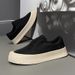 Men's Casual Slip-On Canvas Shoes With Anti-Slip Sole, Breathable & Lightweight For Summer, Round Toe Low-Top Sneakers Sports Shoes_vogvips.com