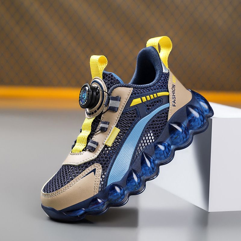 Children's Sports Shoes New Breathable Single Net Running Shoes For Boys And Girls CuHK Children Soft Soled Air Cushion Children's Shoes_vogvips.com