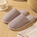 Japanese-style Home Cotton Slippers Male And Female Couples Soft-soled Non-slip Comfortable And Warm Cotton Slippers In Autumn And Winter_vogvips.com
