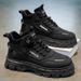 European Warm Series 2025 Autumn New High-top Martin Men's British Style Thick-soled Work Shoes Casual Short Boots_vogvips.com