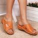 Large Size Cool Women, Spring/summer 2025 New Item, Flat Bottomed Outer Slippers For Women_vogvips.com
