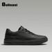 Orisas White Sneakers for Men Comfortable Soft Soled Height Increasing Lightweight Leather German Training Fashionable Casual Shoes_vogvips.com
