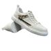 Spring New Leather Fabric Splicing Trendy Fashion Low Top Board Men's Casual White Shoes_vogvips.com