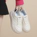 New Thick Soled White For Women, Versatile Height Increasing Casual Board Shoes, Korean Version Student Flat_vogvips.com