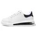 Mens Black Casual Shoes With Gold Heel Durable Logo And Air Cushion Sole_vogvips.com