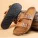 Classic Unisex Slippers Comfortable Summer Cork Shoes For Men Outdoor Sandals Plus Size 36-46_vogvips.com