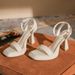 Women's Shoes High Heeled Sandals New Style For Spring And Summer Square Head, Open Toe One Word Strap Waterproof Platform Thick Heeled High Heels_vogvips.com