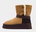 Furry 2025 Winter New Short Tube Warm Cotton Shoes Thick Sole Fleece-Lined Mid-Calf Snow Boots For Women_vogvips.com