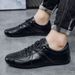Men's Agan Fashionable Versatile Slip on Low Top Flat Lightweight Loafers Casual Shoes_vogvips.com