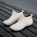 Voyage 2025 New Waterproof Low-Cut Boots Korean And Japanese Style Fashionable Non-Slip Fleece-Lined Women's Rain Shoes_vogvips.com