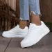 Spring Women Thick Soled Summer Trendy Versatile Mesh Breathable Board Comfortable Walking White Shoes Tenis De Moda_vogvips.com