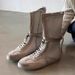 Women Boxing Boots ~Lace-Up Martin 2025 New Fashion Flat Sole German Training Stylish Boxing Casual Ankle Boots_vogvips.com