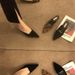 Women's Open-toe Mules For Outdoor Wear, 2025 Autumn New Model, Low-heeled French Suede Leopard Print Pointed Toe_vogvips.com