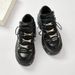 Punk Style Black Rock Metal Decor Lace-up Heel Height Platform Shoes Gothic Man Sneakers Women Ankle Boots 2025 New_vogvips.com