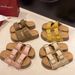 Bebealy Women's Sandals Soft-soled Platform Sandals Double Buckle Roman-style Belt-buckle Slippers Popular Slip-on Flat Slippers_vogvips.com