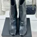 New Chunky Heel Pant Designer Ankle Long Boot Autumn And Winter Martin Women Fashion Western Knight Round Toe Slip On_vogvips.com