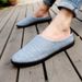 Driving One Foot, Four Seasons, Casual Half Slipp, Beach Trendy Men's Shoes, Fashionable And Ponalized Linen_vogvips.com