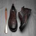 European Warm Series Men's Martin Autumn Winter Fashion Genuine Thick Sole Casual Versatile Short Boots Trendy High-top Leather Shoes For Men_vogvips.com