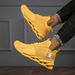 Large Size Sports Style Casual Flyknit Hollow Running Men's Shoes Breathable Comfortable_vogvips.com