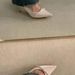 8cm Satin Pointed Toe For Women Wedding Banquet Fairy Style Single Shoes Pearl High Thin Heels Beige_vogvips.com