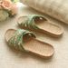 Bohemian Retro Style Linen Slippers, Summer Cool Indoor Slippers, Women's Slippers_vogvips.com