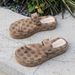 Summer Women's plus Size Slippers round Toe Thick Sole Casual Flat Open Toe European And American Style_vogvips.com