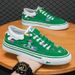 Spring Men's Shoes New Breathable Ripped Canvas Shoes Korean Style Trendy Versatile Shoes Men's Slip On Trendy Shoes_vogvips.com