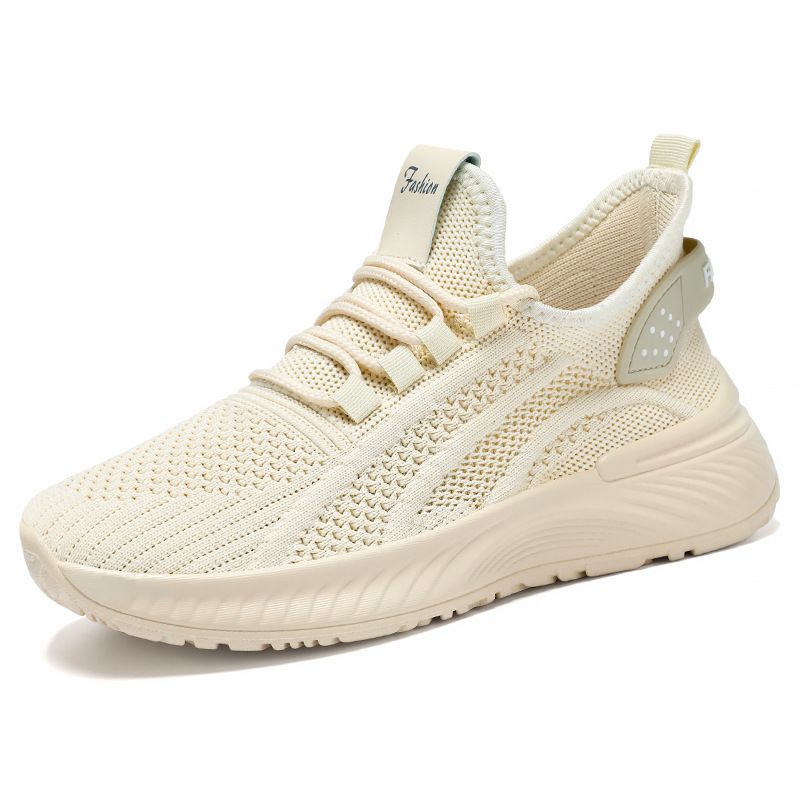 Women's Shoes Casual Shoes Flying Woven Breathable Mesh Shoes Single Shoes Sports Shoes Running Shoes_vogvips.com