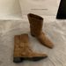 2024 Korean Version New Niche Design Versatile French Short Small Square Toe Chunky Heel Melad Mid-Calf Women's Boots_vogvips.com
