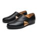 Cross-border 25 New Summer Sandals For Men, Large Size, Fashionable British Style Slip-on Sandals, Men's Hollow Leather_vogvips.com