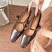 Vintage Women's Casual Shoes, Versatile And Breathable, Black Low-heeled Mary Jane Leather Shoes With Soft Soles That_vogvips.com