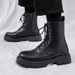 Men's Martin Autumn Winter New Eight-Hole Zipper British Style Long Tube Breathable High-Top Leather Shoes Workwear_vogvips.com