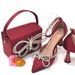 Women's Shoes Classic Women's Pointed Bow Back Bag Sandals Catwalk Style Square Box Handbag Butterfly Accessories Versatile_vogvips.com