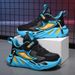 Wholesale Boys' Sports Spring And Autumn Back-To-School Season Running For Older Children Mesh Leather Casual Shoes_vogvips.com