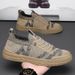 Luxury Men's Slip-On Sneakers Breathable Flyknit Mesh Lightweight Thin Summer Sports Casual Shoes Trendy Affordable_vogvips.com