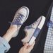 Spring And Autumn New Canvas Female Students Lace Up Board Cookie Breathable Casual Women's Little White Shoes_vogvips.com