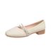 Late Evening Breeze Gentle Shoes Flat Single Shoes Women's Mary Jane Shoes With Skirts Soft-soled Maternity Shoes_vogvips.com