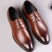 New Mens Business Leather Shoes Soft Soled Comfortable Formal Shoe Casual Versatile Work Footwear Fashion Light Male Shoes Homme_vogvips.com