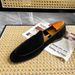 【Also Price】Men's European Style Penny Loafers Casual Men's Round Toe Cow Suede Shoes_vogvips.com