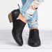 2020 Autumn Winter New Pointed Toe Low Heel Ankle Short Boots Plus Women's Shoes Size 43_vogvips.com
